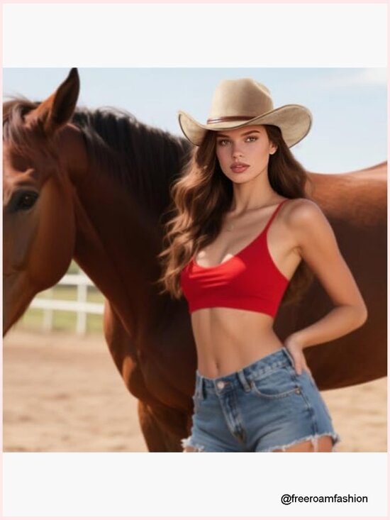 Classic Felt Wide Brim Cowboy Hat with Belt Buckle Unisex Retro Fedora main image 5